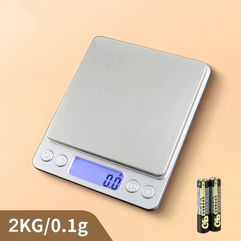 1pc, Mini Kitchen Scale 2000g/ X 0.01g Accuracy Electronic Digital Precision Jewelry Scales, Pocket Scale, Kitchen Portable Scale, Electronic Weighing Pocket Scale, Kitchen Gadgets