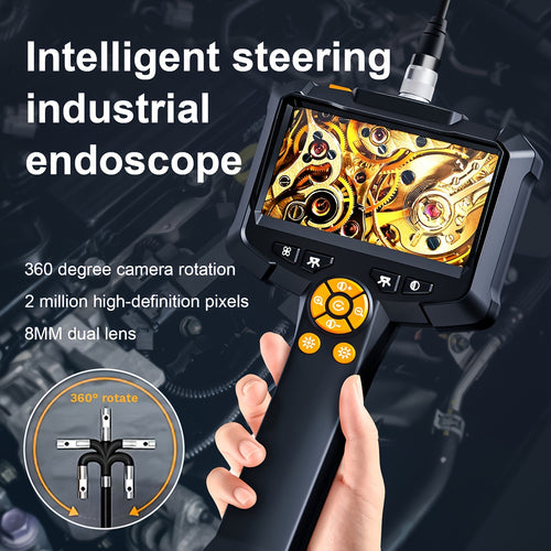 4.3" Endoscope Camera With Light, IP67 1080 HD Inspection Camera, Borescope Camera With Light, Snake Camera, 16.5ft Endoscope Camera, Gadgets For Men