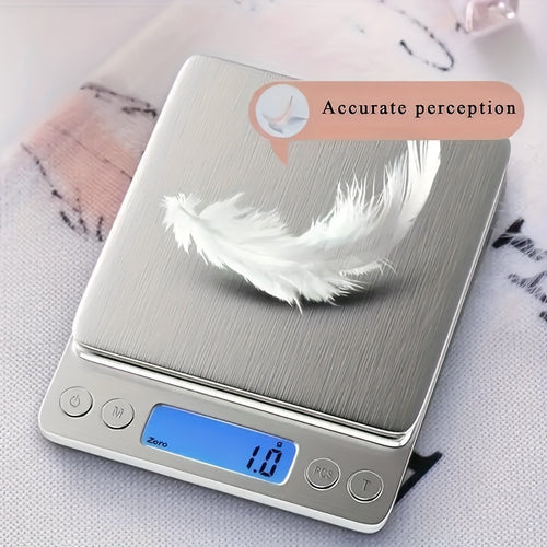 1pc, Mini Kitchen Scale 2000g/ X 0.01g Accuracy Electronic Digital Precision Jewelry Scales, Pocket Scale, Kitchen Portable Scale, Electronic Weighing Pocket Scale, Kitchen Gadgets