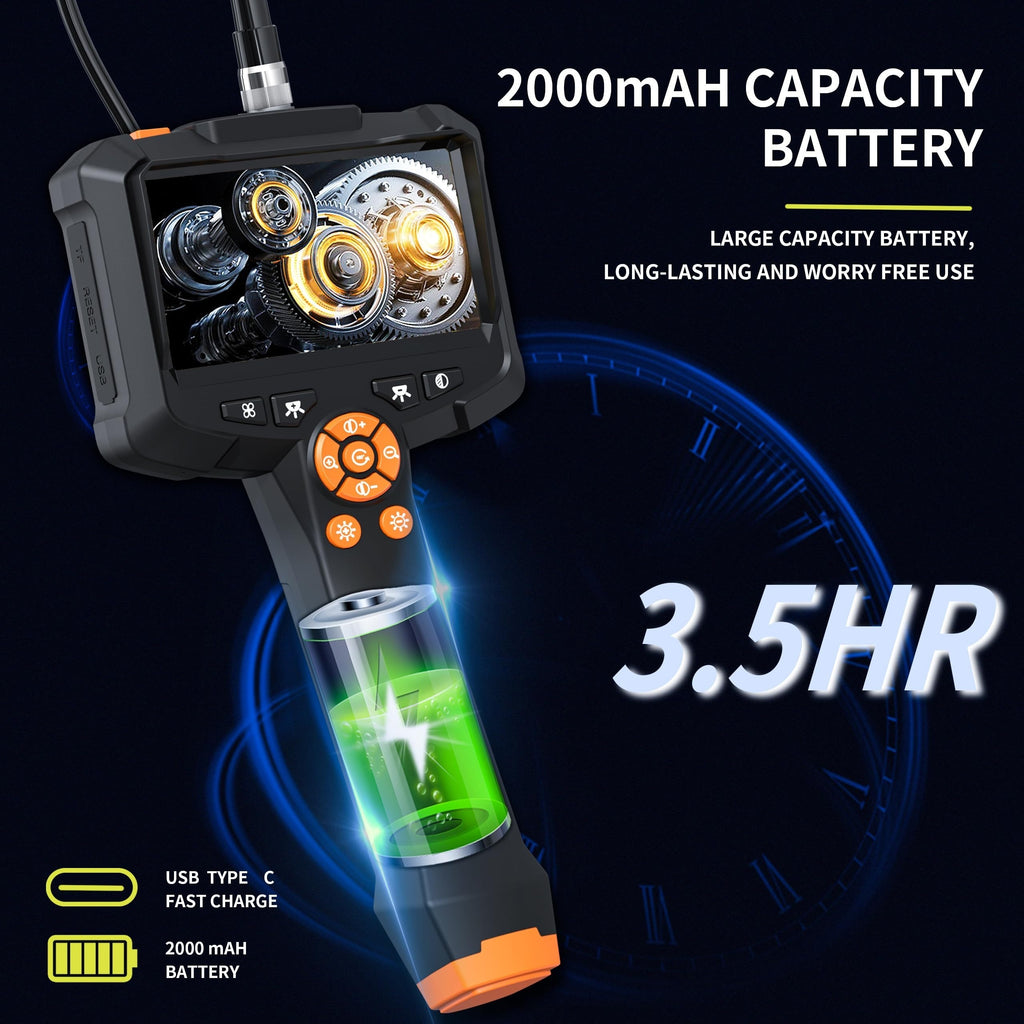 [HD Endoscope Camera] 1080 HD Borescope, 4.3" Endoscope Camera with Light - 16.5ft Snake Camera, Endoscope Camera Gadgets for Men